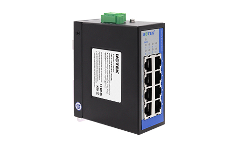工业级以太网交换机_UT-6408SA 8口百兆非网管型以太网交换机