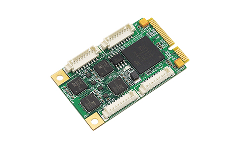 工业级迷你PCI-E转多口串口卡_UT-7734 4口RS-232/485/422 mini PCI-E多串口卡